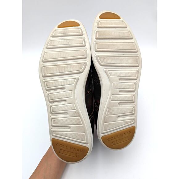 Cole Haan ØriginalGrand Wingtip Oxford Shoes Men's Dark Brown Size US8M EU41 - Picture 8 of 11